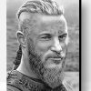 Black And White Vikings Ragnar paint by number