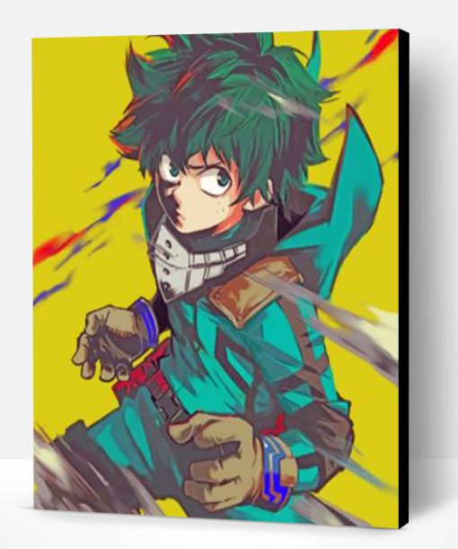 Boku No Hero Deku Paint by numbers