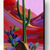 Cactus Maynard Dixon Paint By Number