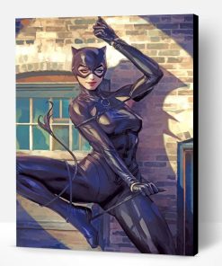 cat woman paint by number