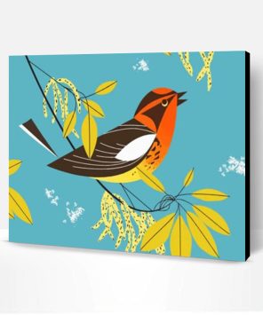 Bird By Charley Harper paint by numbers