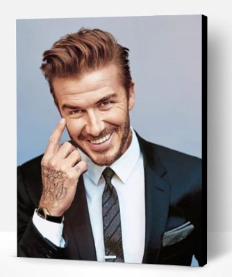 Classy Suit David Beckham paint by numbers