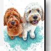Cockapoo Dogs paint by numbers