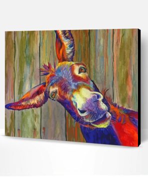 Happy Donkey Paint By Number