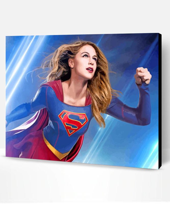 Cool Supergirl Paint By Number