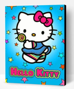 Cute Hello Kitty Paint By Number