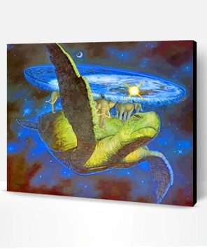 Discworld Turtle paint by numbers