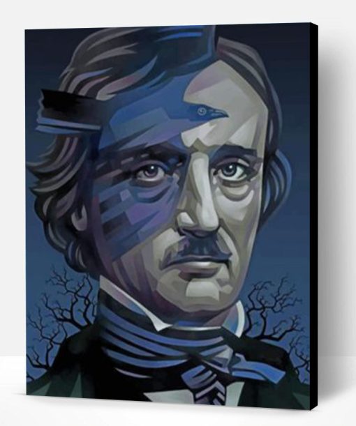 Edgar Allan Poe Illustration Paint by numbers