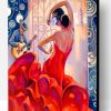 Flamenco Lady Dancing Paint By Number