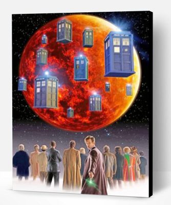 Doctor Who paint by numbers