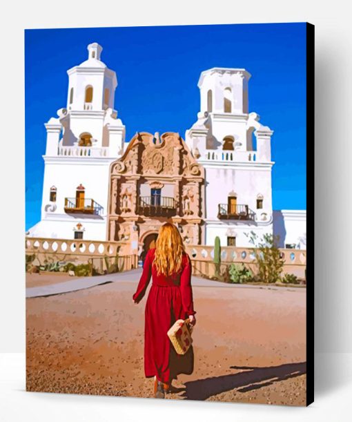 Follow Me To San Xavier paint by number