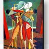 Giorgio de chirico hector and andromache paint by number