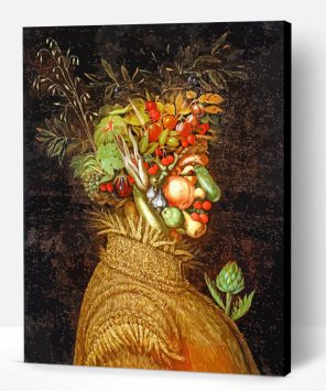 Giuseppe arcimboldo Allegorical Portrait paint by numbers