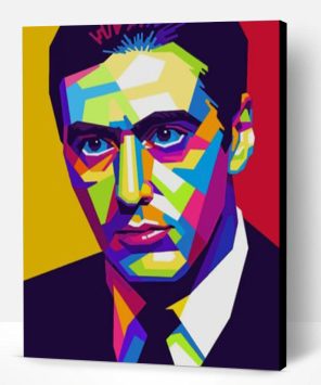 Michael Corleone Pop Art paint by numbers