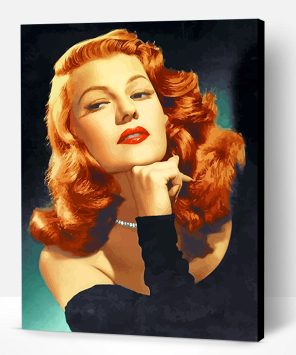 Rita Hayworth Paint By Number
