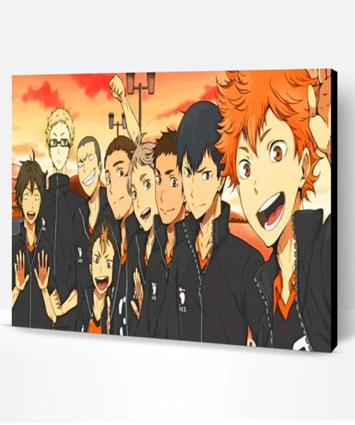 haikyu Anime Serie paint by number