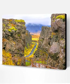 iceland Thingvellir National Park paint by number