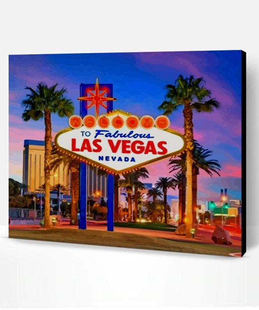 Las Vegas Paint By Number