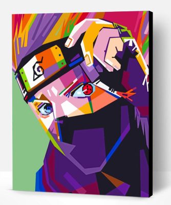 Kakashi Hatake Pop Art paint by numbers