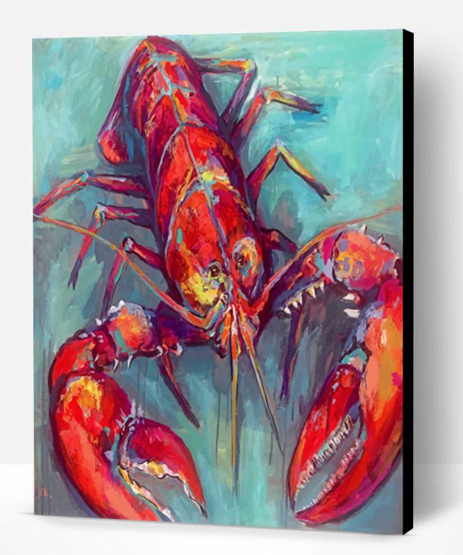 Red Lobster paint by numbers