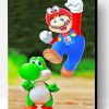 mario and Yoshi paint by numbers