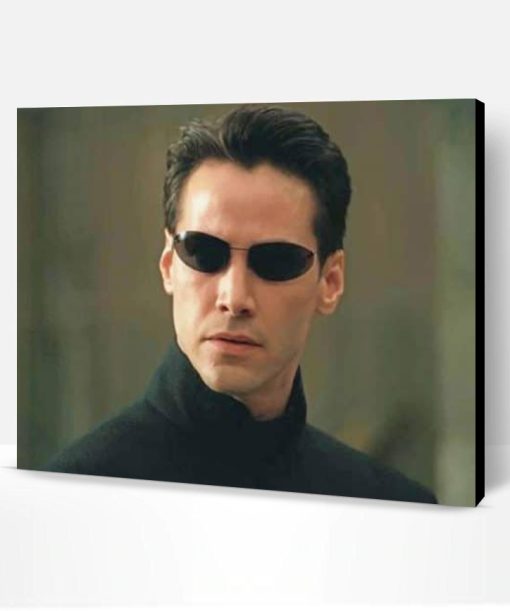 Matrix Keanu Reeves paint by numbers