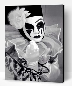 Masquerade Ball Clown Paint By Number