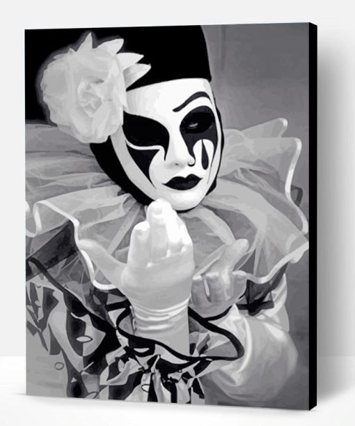 Masquerade Ball Clown Paint By Number