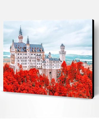 Neuschwanstein Castle Schwangau paint by numbers