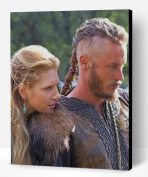 Ragnar And Lagertha Vikings paint by numbers