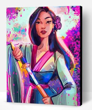 Smoustart Mulan paint by numbers