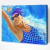 Swimmer Woman Paint By Number