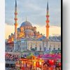 The Blue Mosque Istanbul Turkey paint by numbers