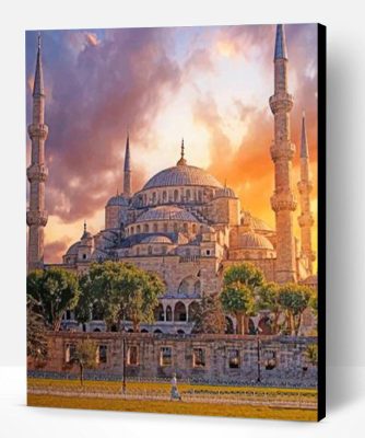 The Blue Mosque Turkey paint by numbers