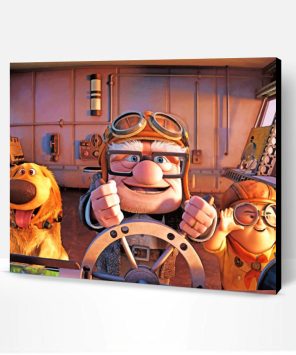 Up Movie Characters paint by numbers