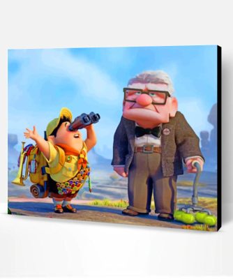 Up Movie Characters paint by numbers