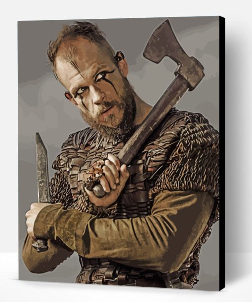 Vikings floki paint by number