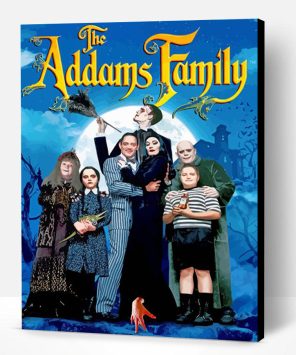 Addams Family Movie paint by number