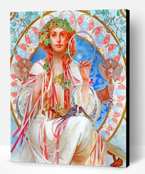 Alphonse Mucha Art Paint By Number