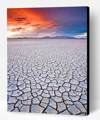 Cracked Mud Death Valley Paint By Number