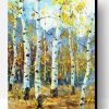 Birch Trees Art Paint By Number