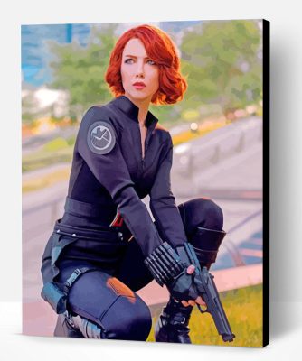 Black Widow Paint By Number