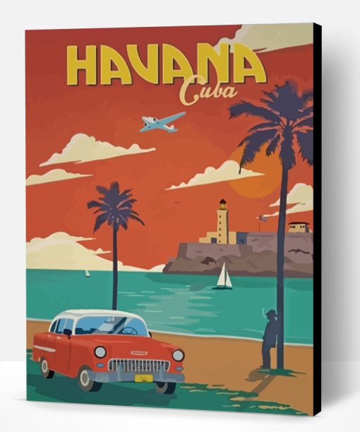 Havana Cuba Paint By Number