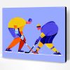 Ice Hockey Player Illustration Paint By Number