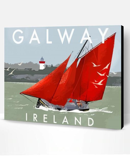 Ireland Galway paint by number