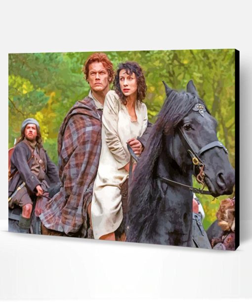 Claire And Jamie Fraser Outlander Paint By Number