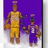 Kobe And Daughter Paint By Number