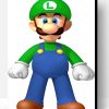 Luigi From Super Mario Paint By Number