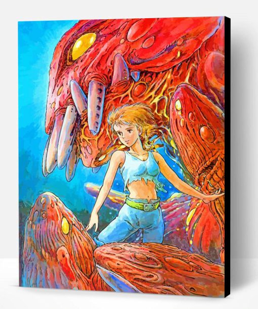 Nausicaa Of The Valley Of The Wind Poster Paint By Number