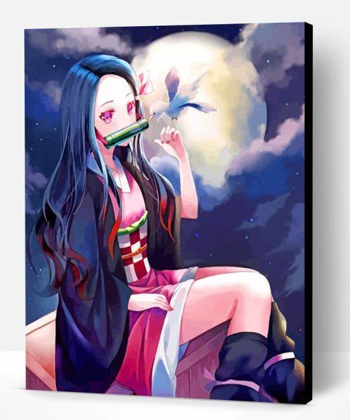 Nezuko Kamado Anime Girl Paint By Number